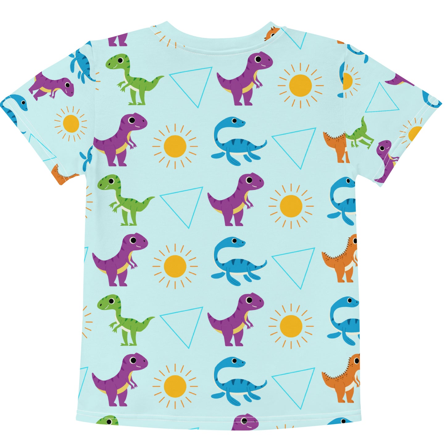 Dusty Blue Dino Tee