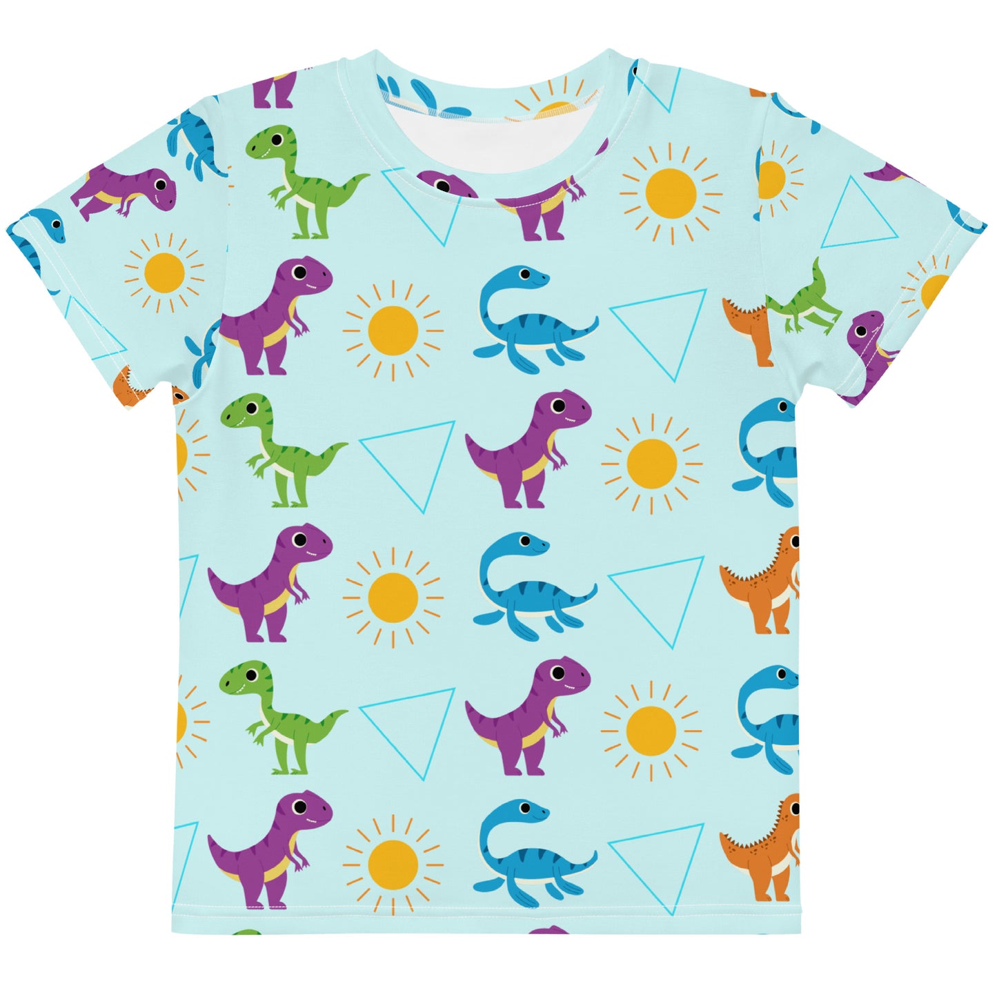 Dusty Blue Dino Tee